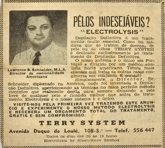 Lawrence Schneider Anúncio