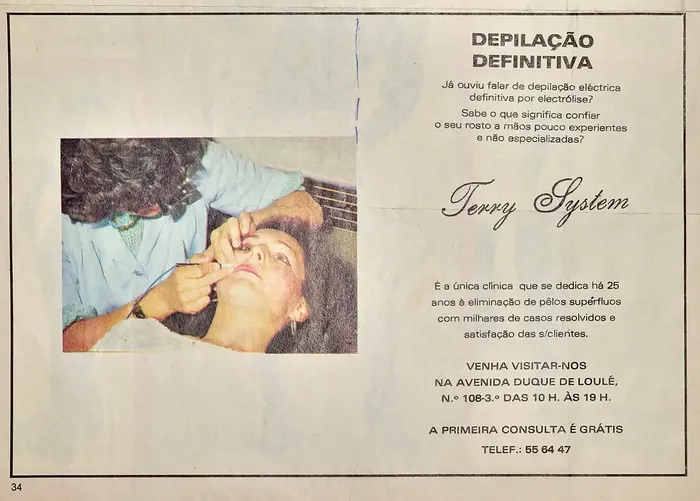 Depilação Definitiva Anúncio